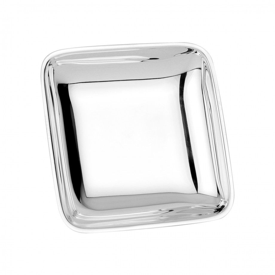 Square Sterling Silver Trinket Tray
