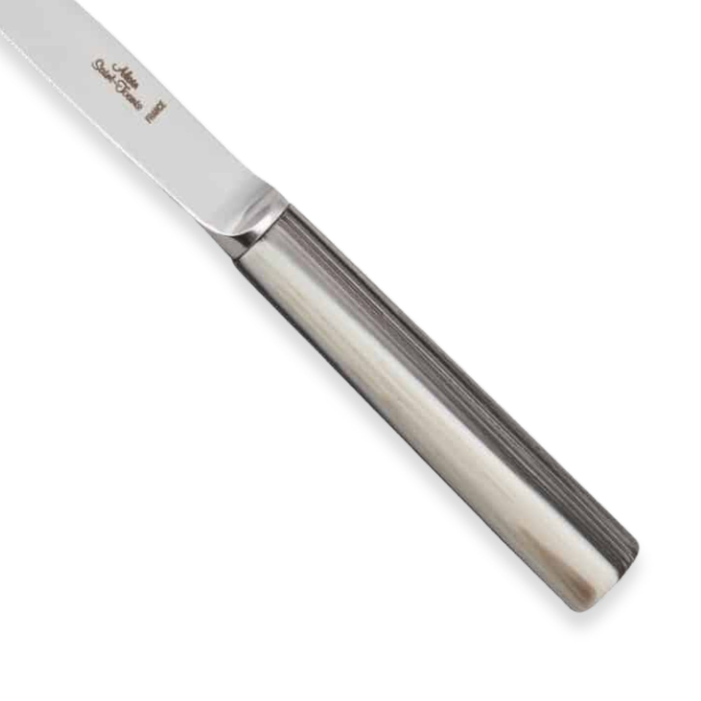 Alain Saint-Joanis Oslo Steak Knives with Grey Horn Handles (Set of Six)