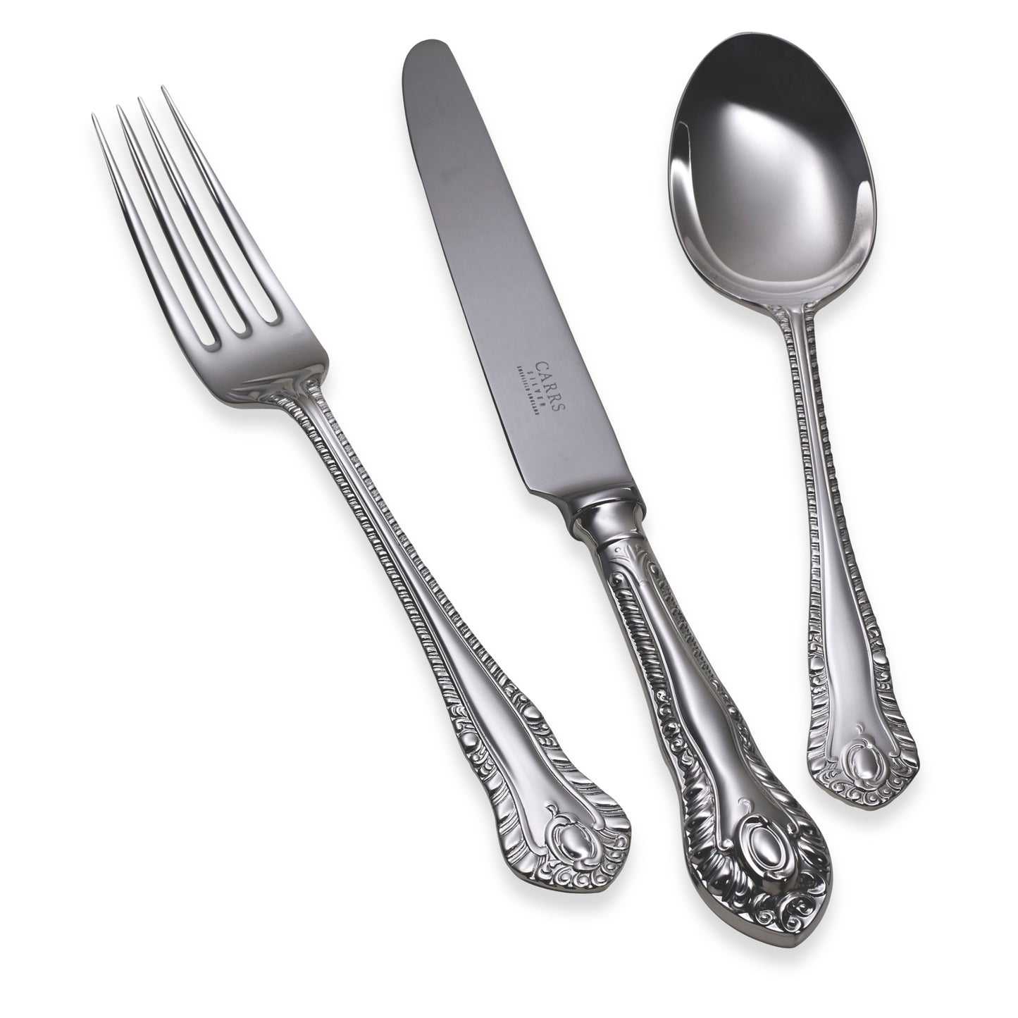 Carrs Silver Gadroon Silverplate Cutlery Collection