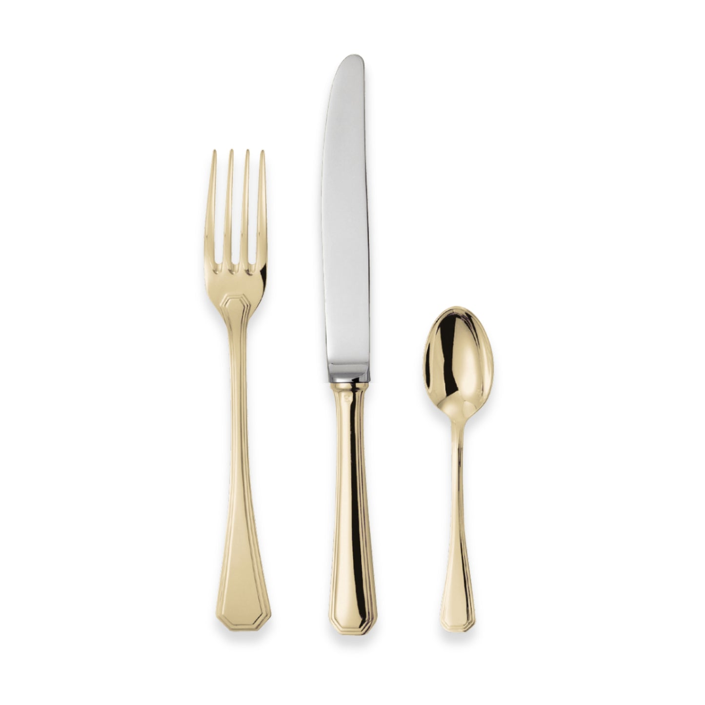 Chambly Acadie Gold Plate Flatware Collection