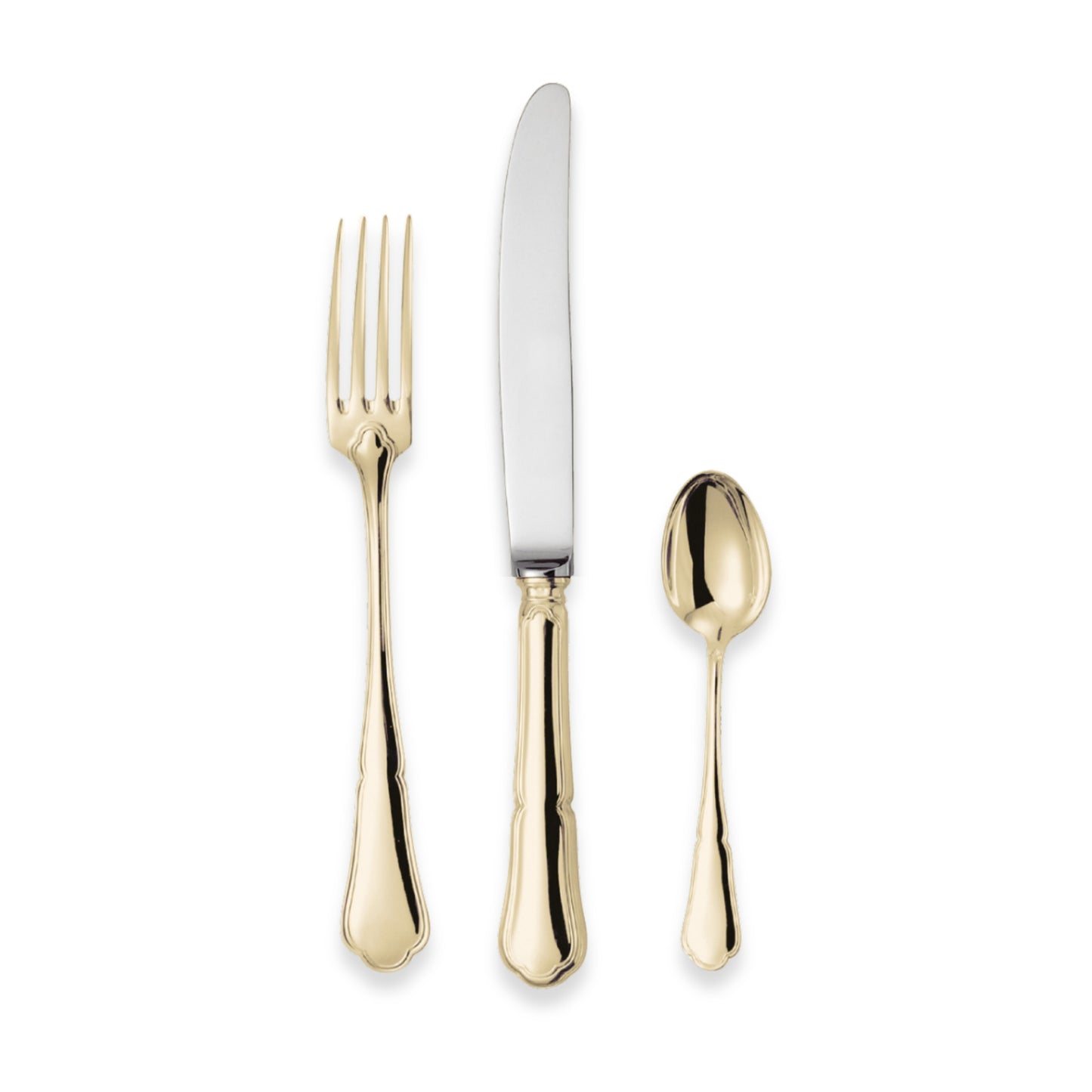 Chambly Contours 26 Gold Plate Flatware Collection