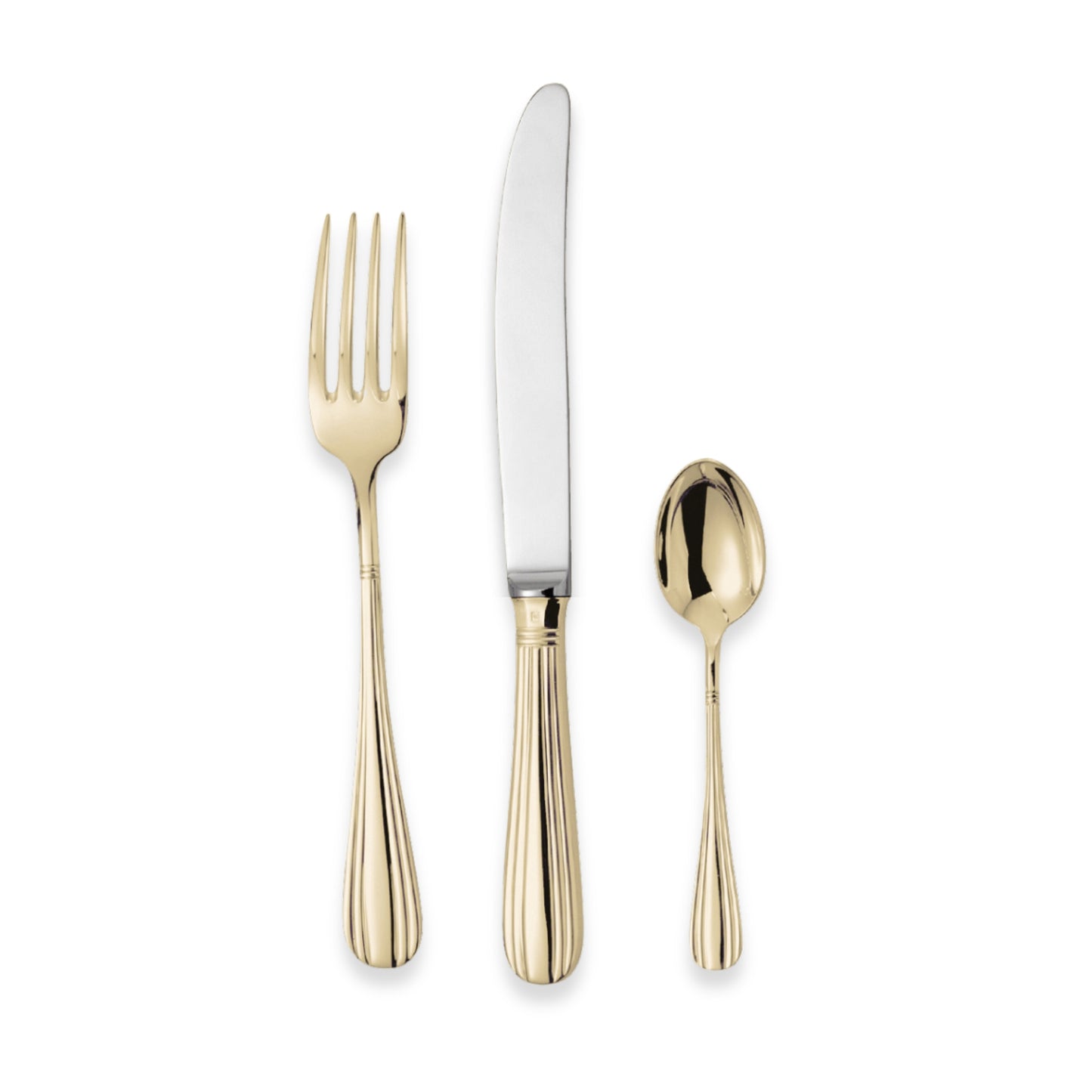 Chambly Séville Gold Plate Flatware Collection