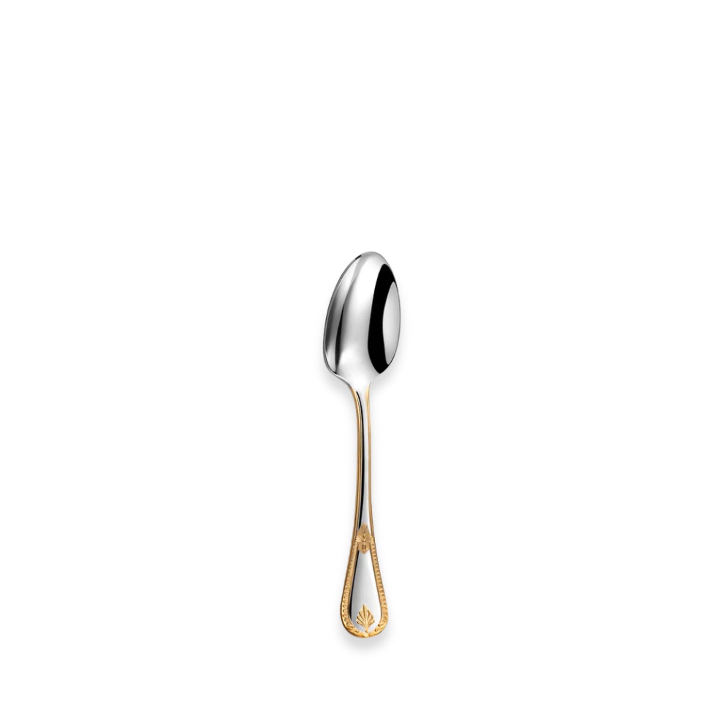 Couzon Consul Stainless Steel Flatware Collection with Gold Accents | Teaspoon