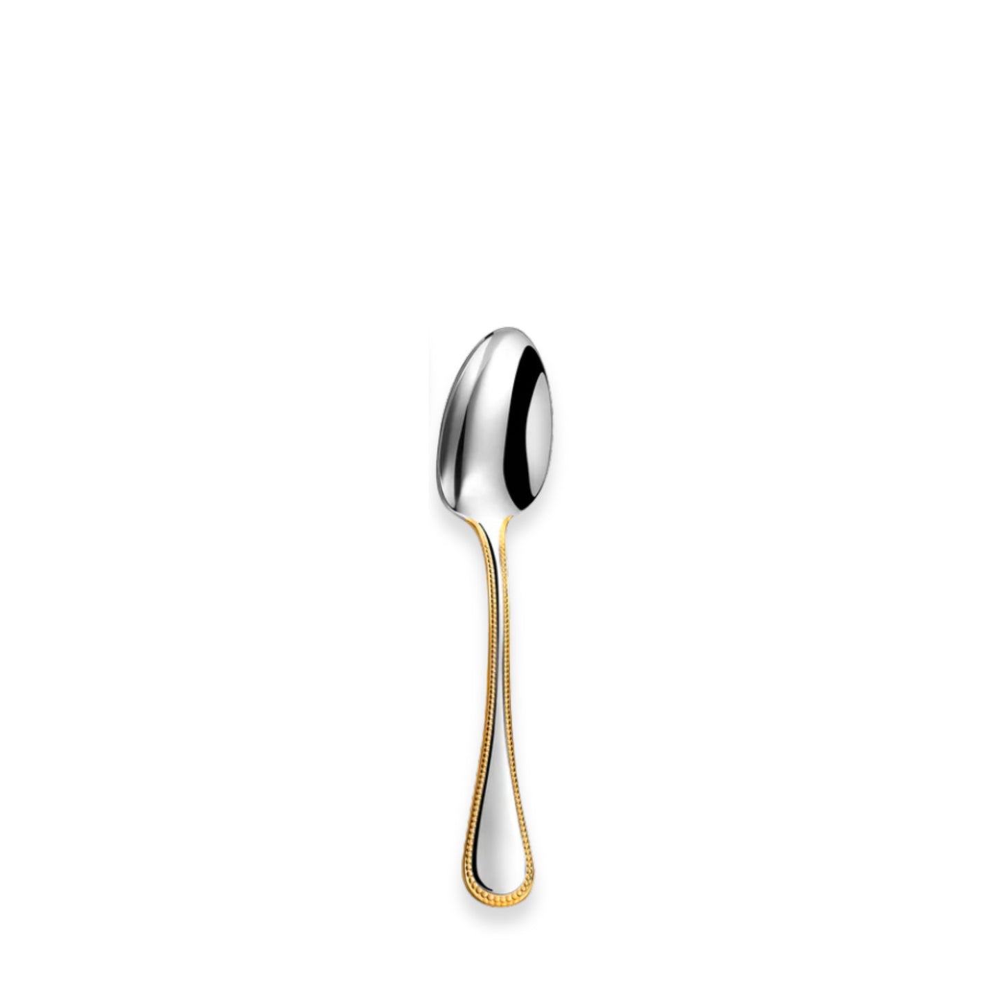 Couzon Lyrique Stainless Steel Flatware Collection with Gold Accents | Teaspoon