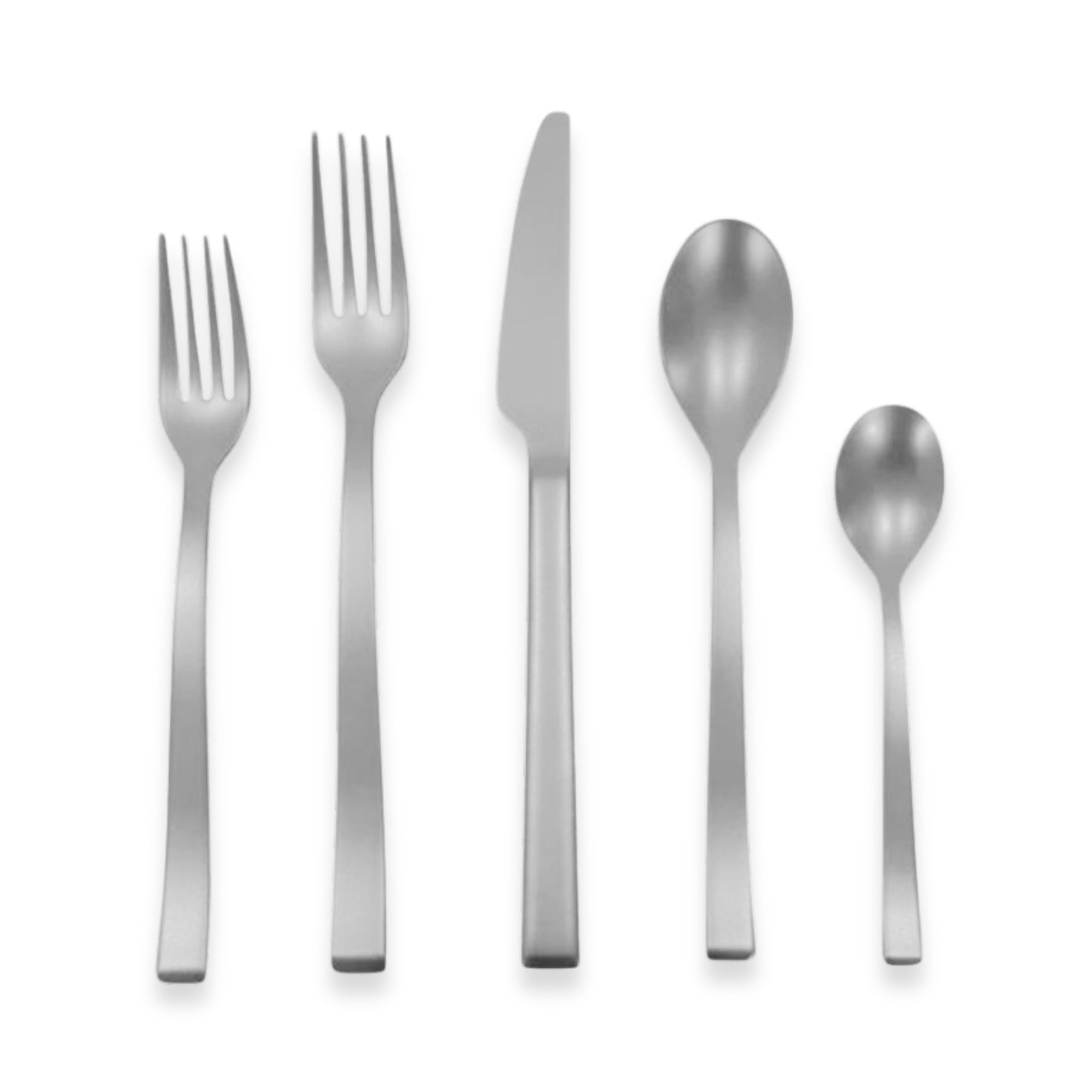 Couzon Side Velvet Stainless Steel Flatware Collection | Five-Piece Place Setting