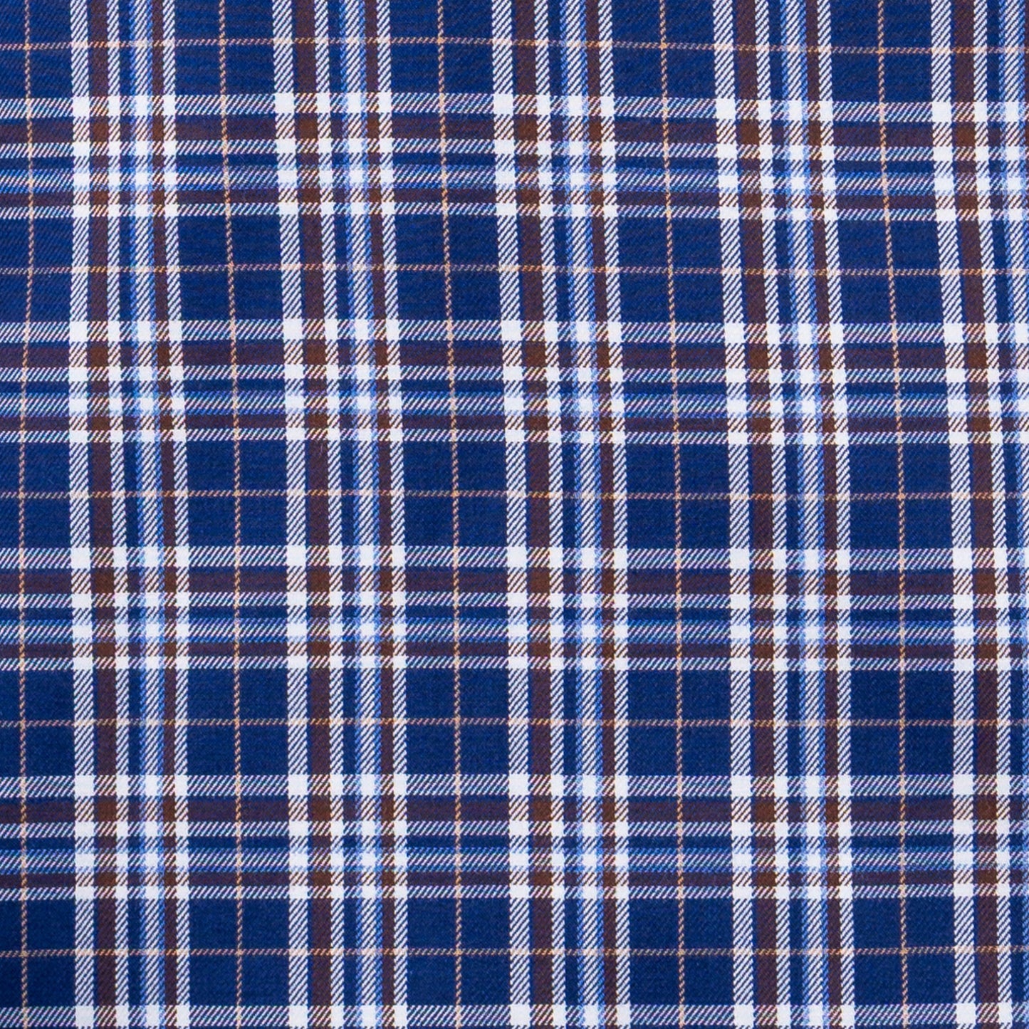 Men's Denim Blue Check Viyella Shirt