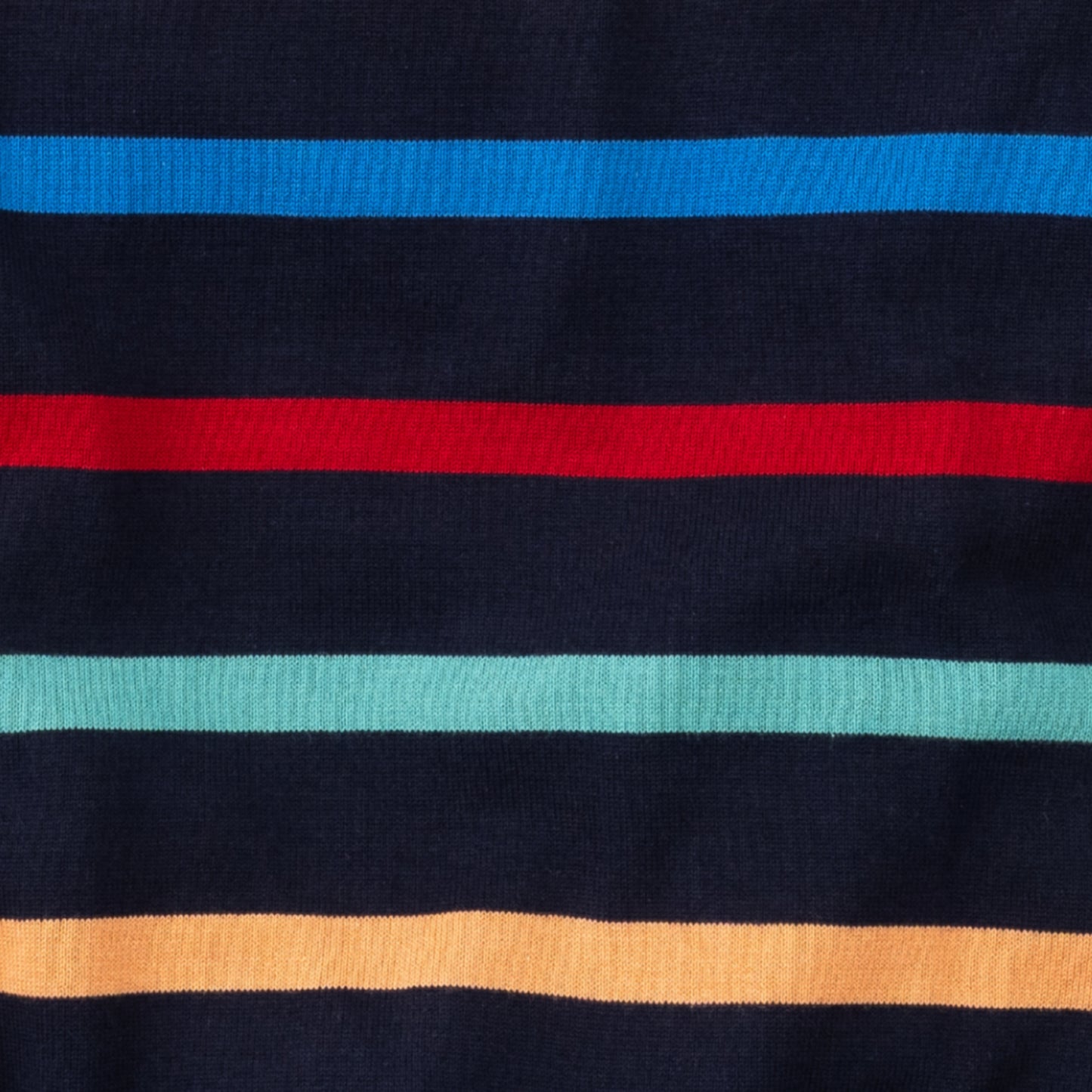 Men's Pima Cotton Crew Neck Sweater with Stripes