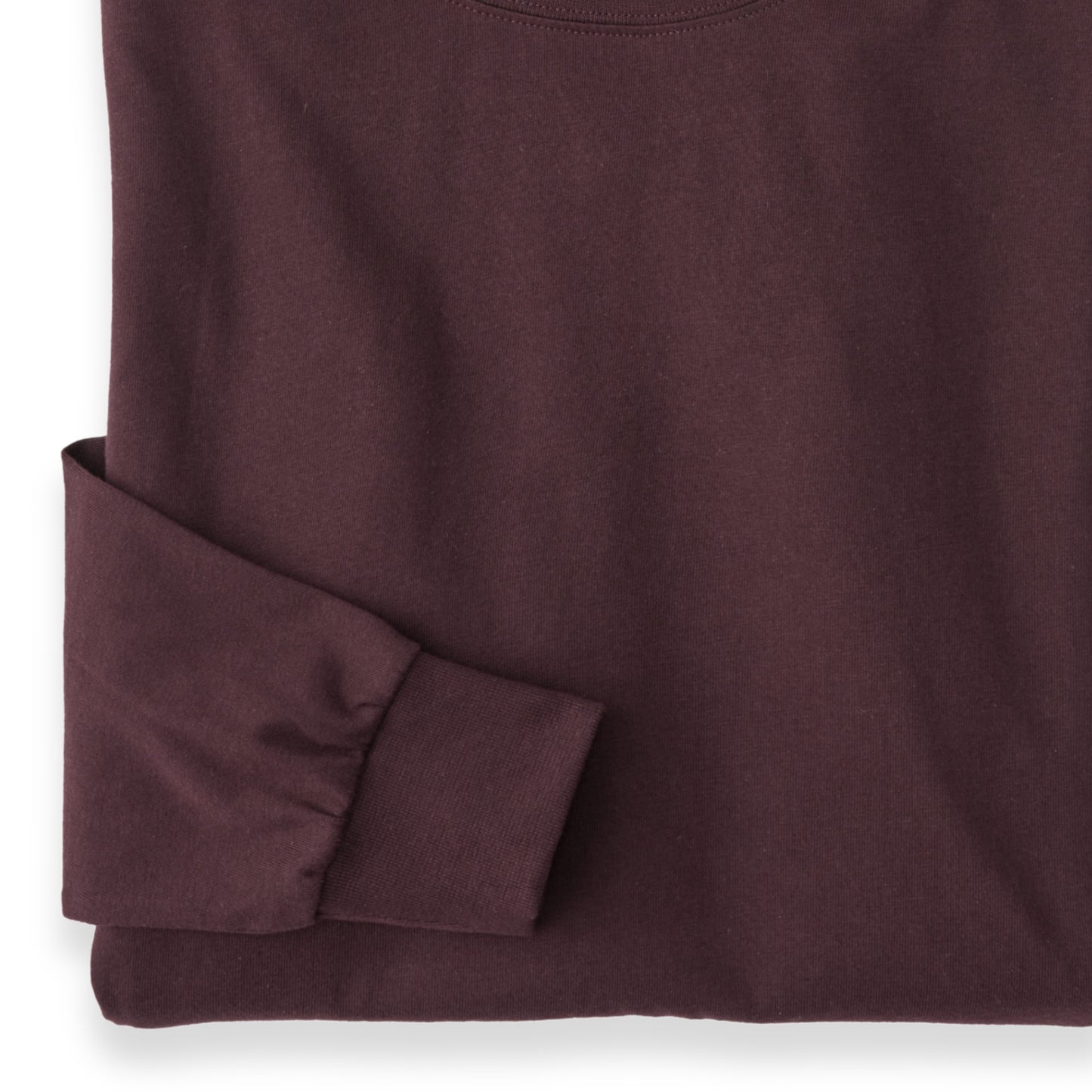 Men's Pima Cotton Long-Sleeve Turtleneck Shirt | Wine