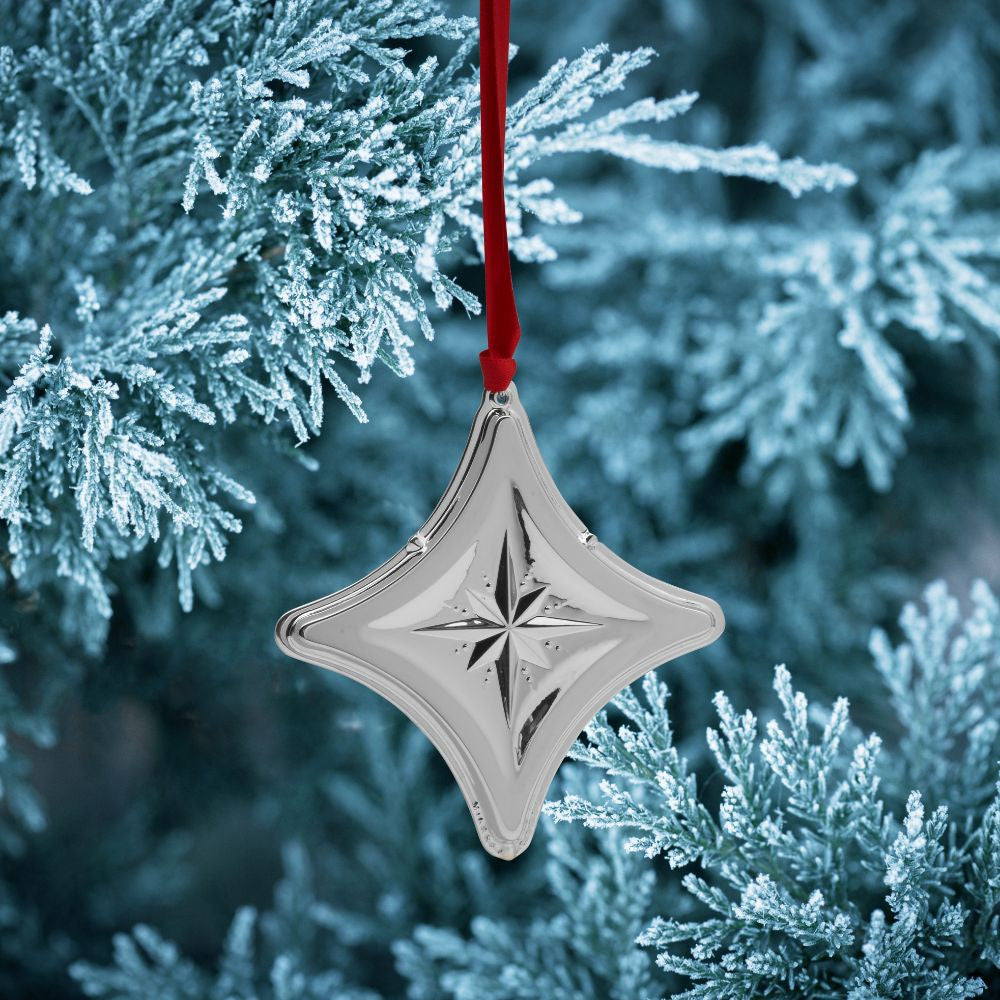 Mikasa 2024 Silverplate Star Ornament - 3rd Edition