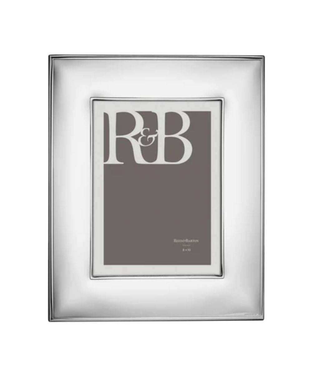 Reed & Barton Rowan Wide Edge Silverplate Frame 8" x 10"