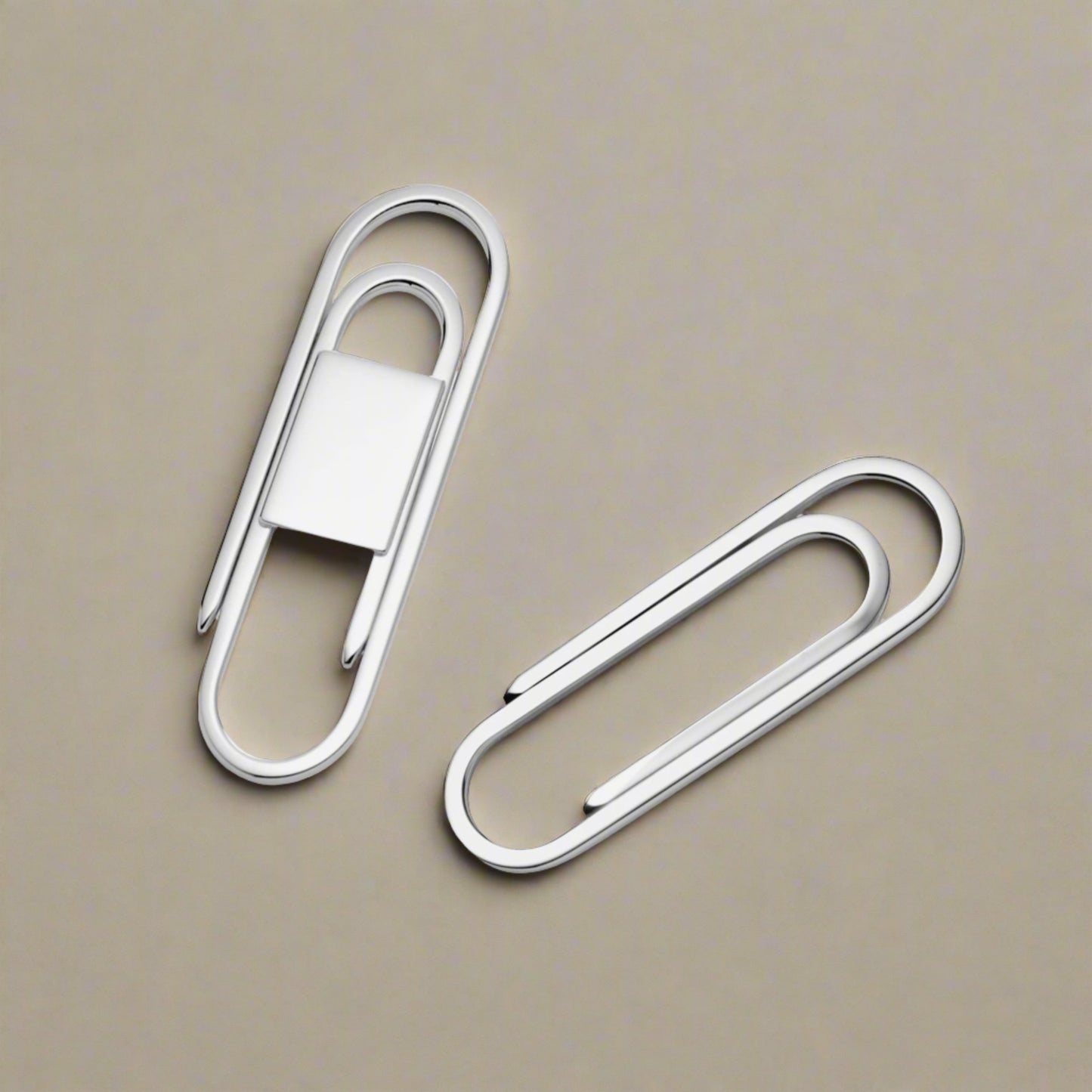 Sterling Silver Paper Clip Money Clip