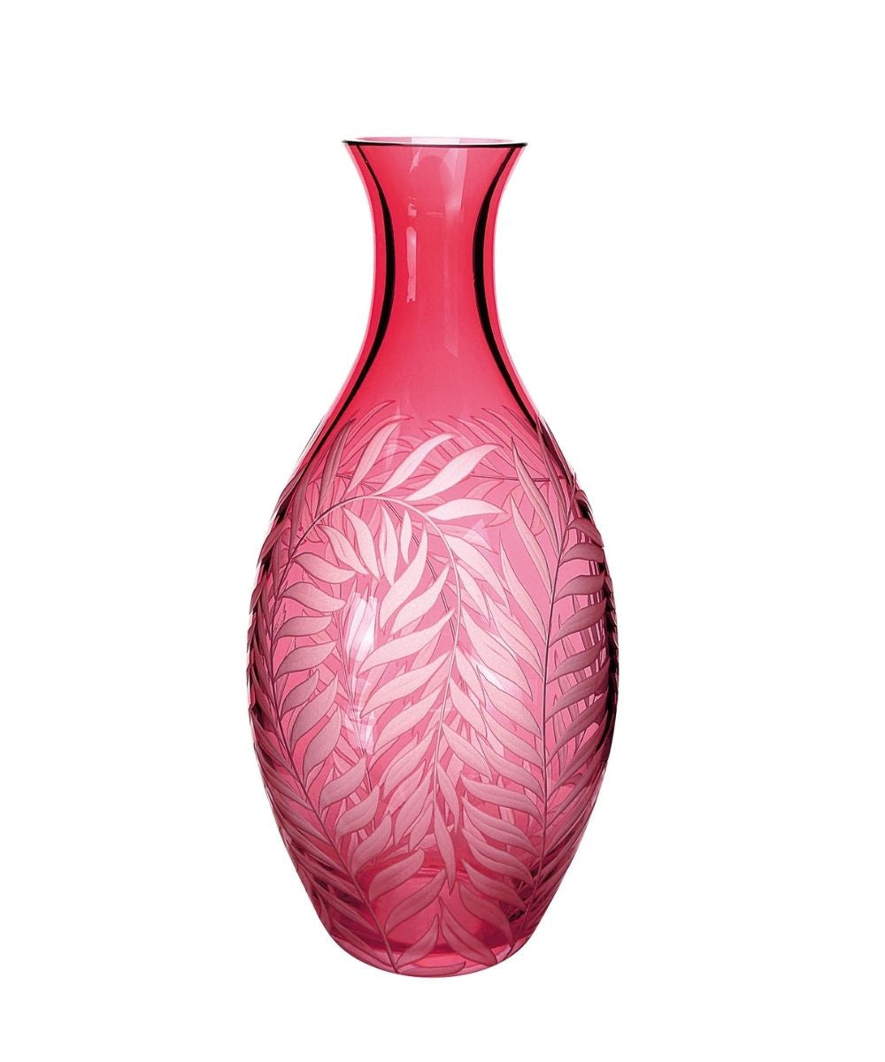 "Feuilles" Crystal Decanter