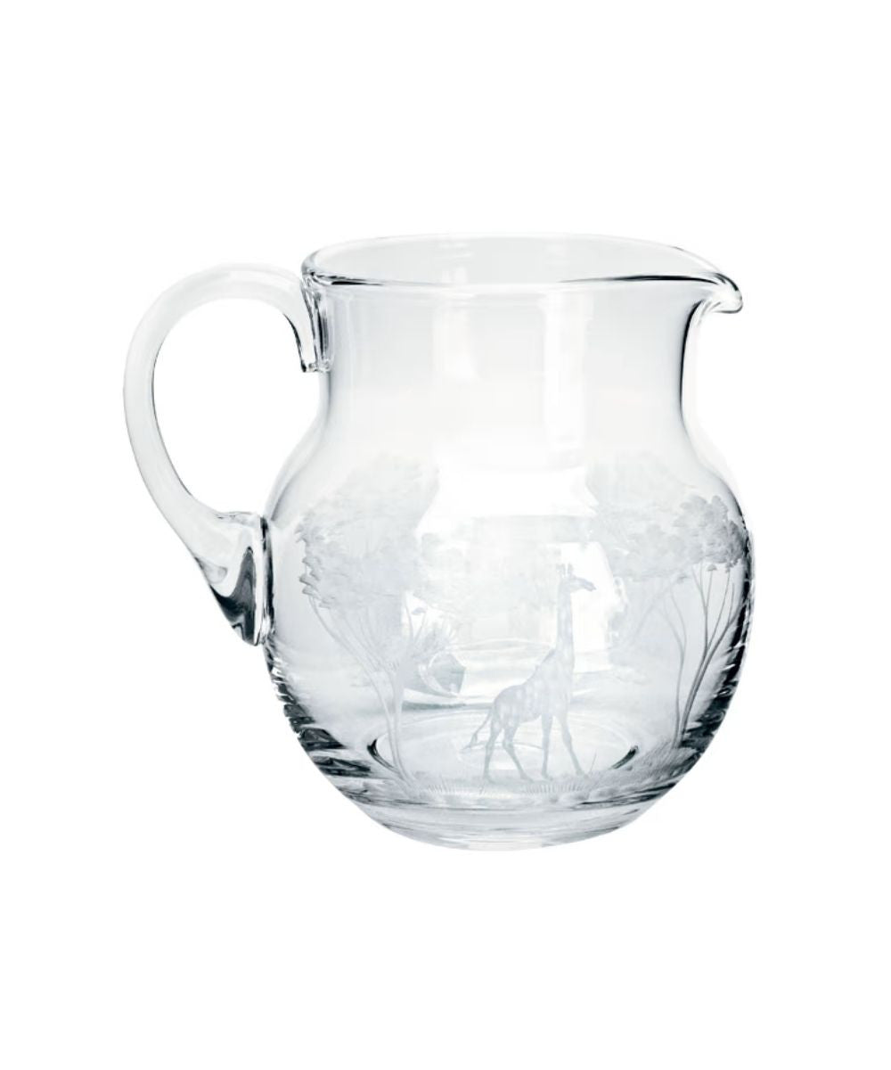 "Kilimanjaro" Clear Crystal Pitcher