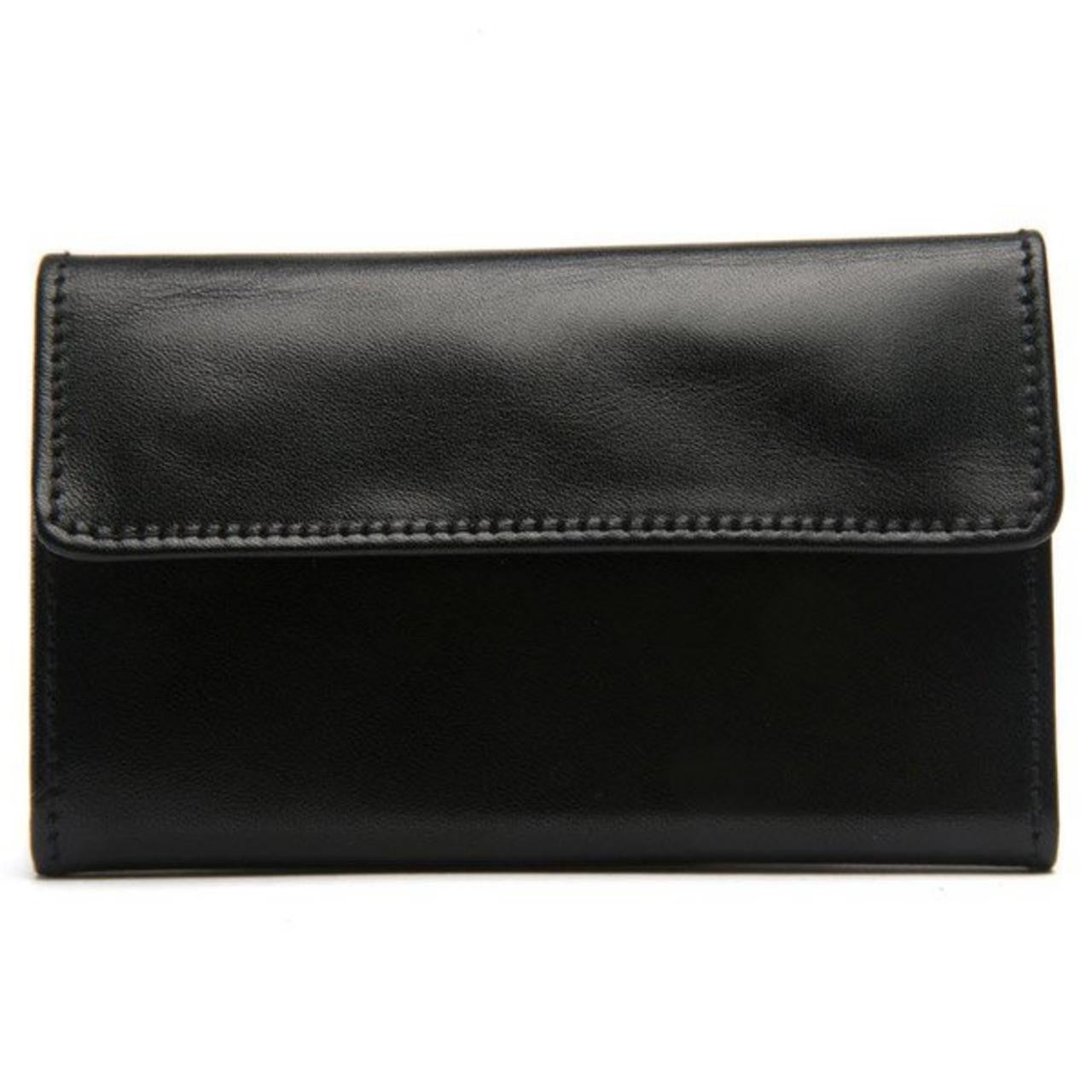 Launer Key Wallet, Black/Black