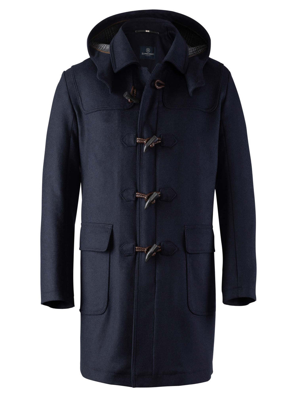 Men's Schneiders Salzburg Donato Duffle Coat in Navy