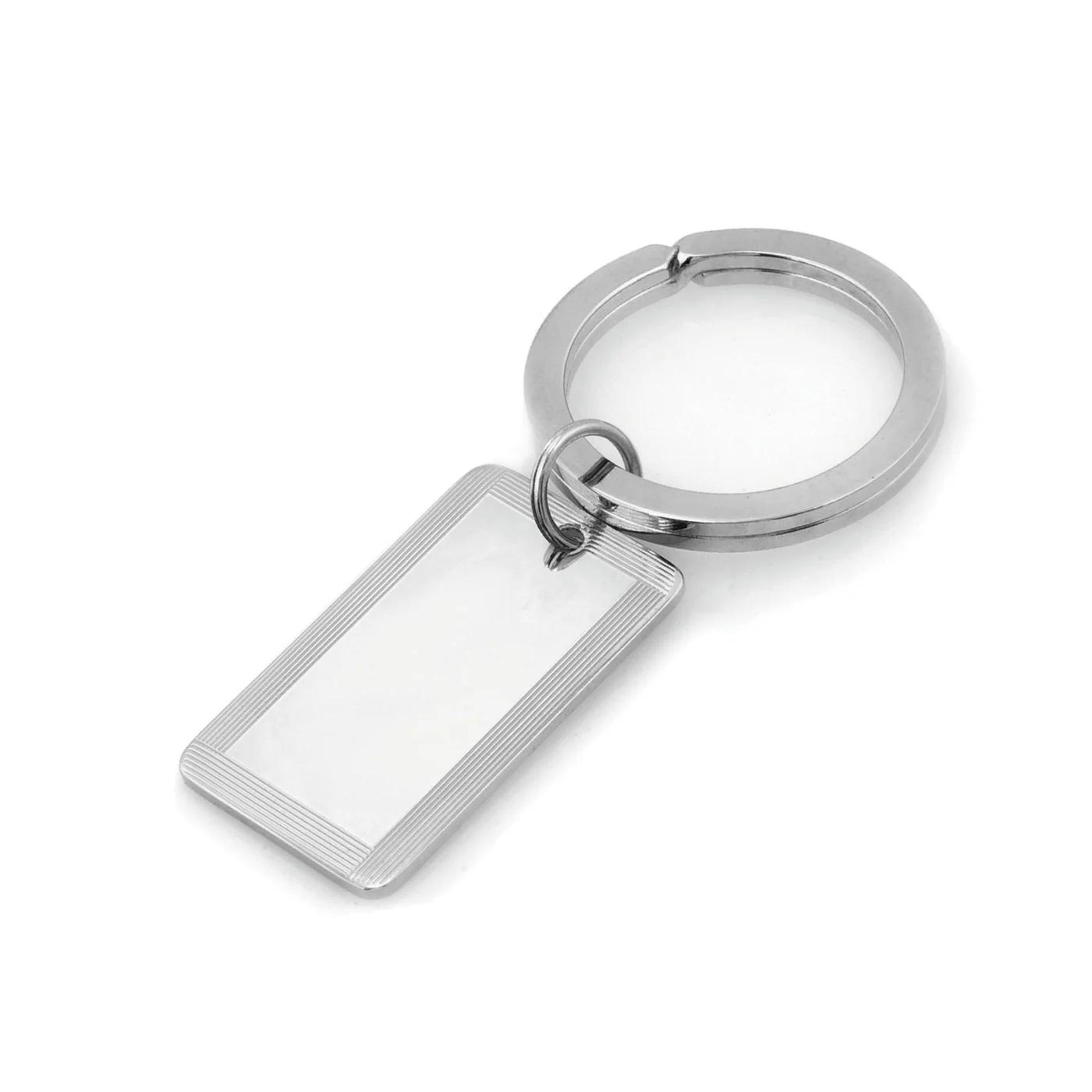 Men's Engravable Sterling Silver Keychains, Key Fobs, and Key Rings ...