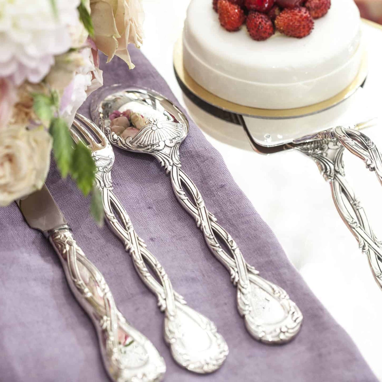 Odiot Sterling Silver Flatware From France