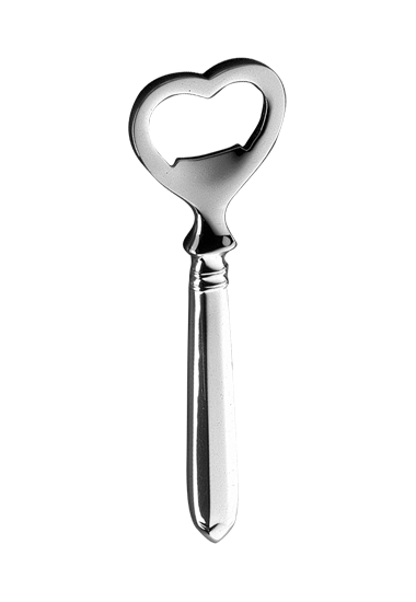 Navette Bottle Opener in Silverplate