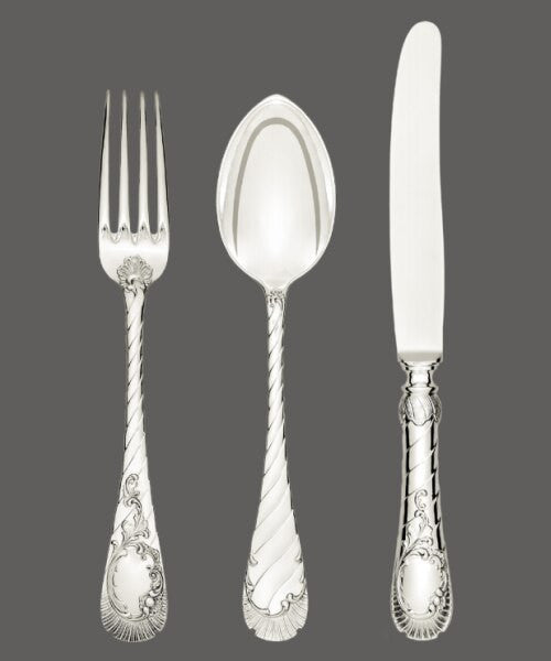 Jarosinski & Vaugoin Sterling Silver Flatware Pattern No. 028