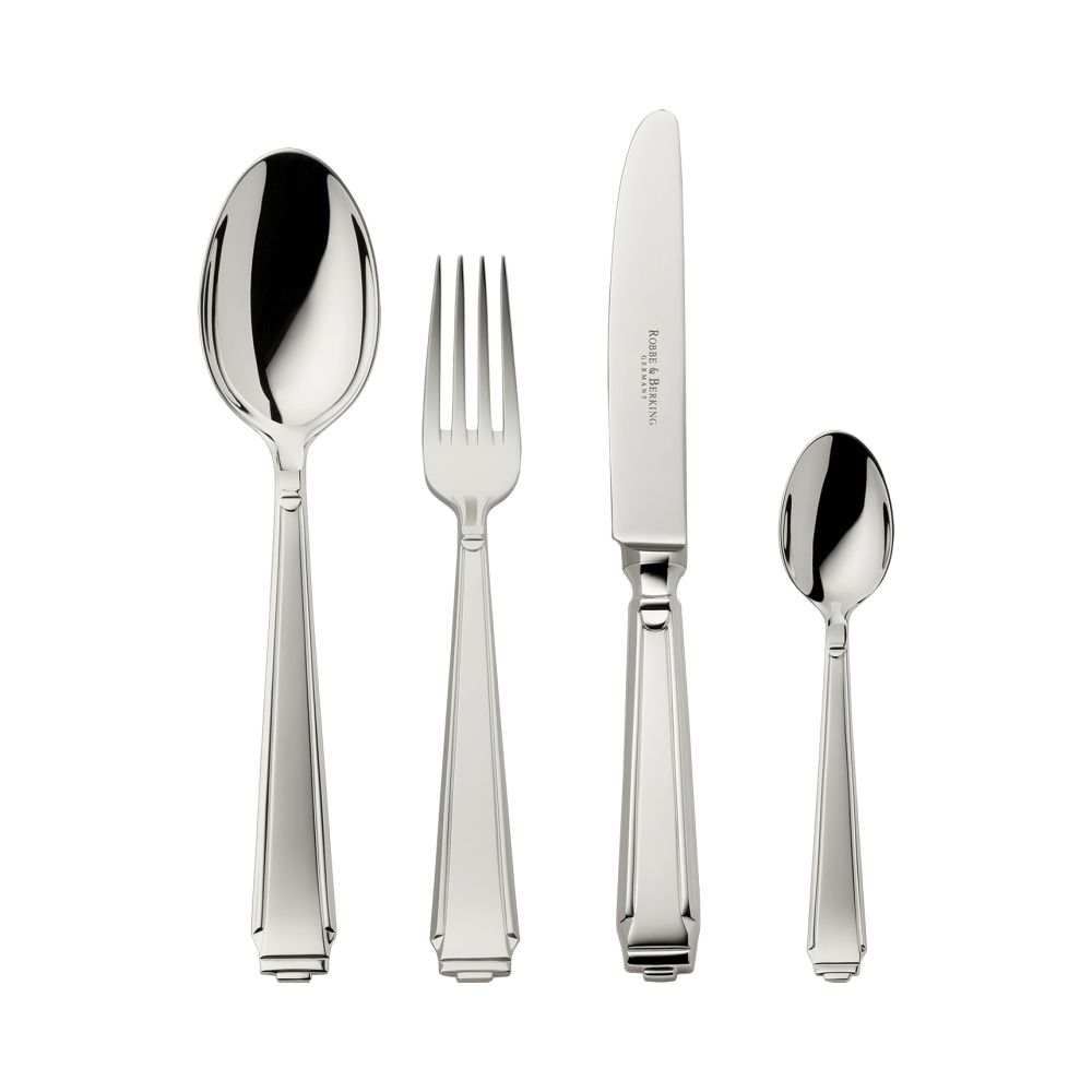 Art Deco Sterling Silver Flatware Collection