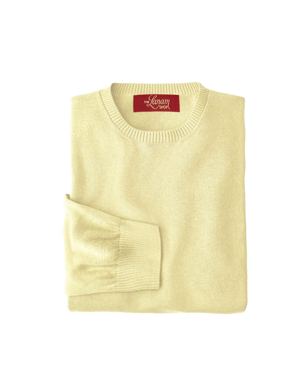 Pima Cotton Crew Neck Sweater