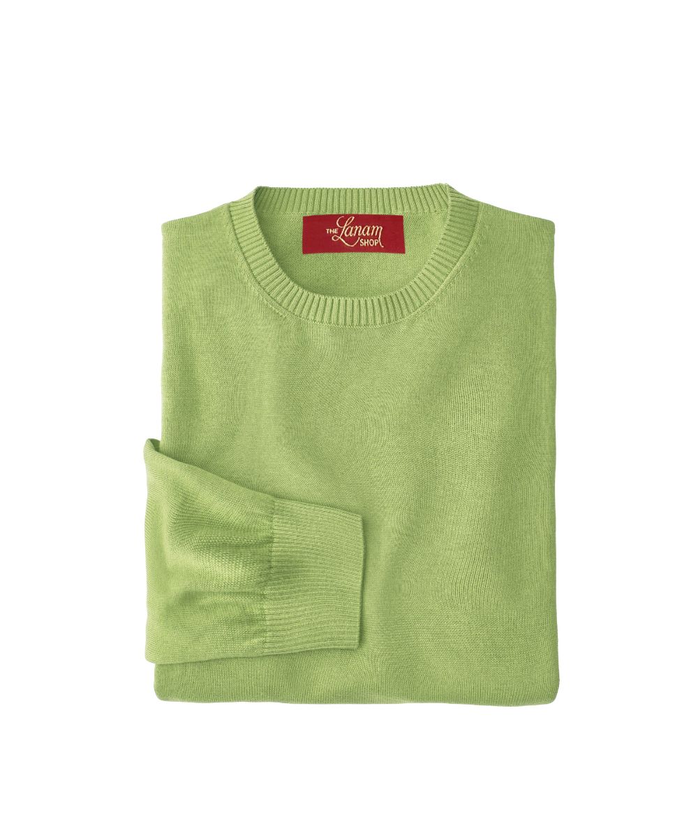 Pima Cotton Crew Neck Sweater