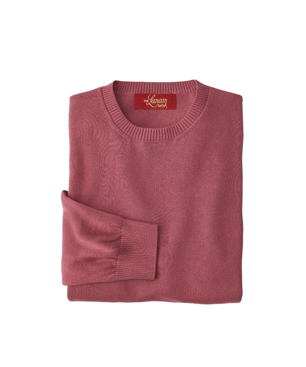 Pima Cotton Crew Neck Sweater