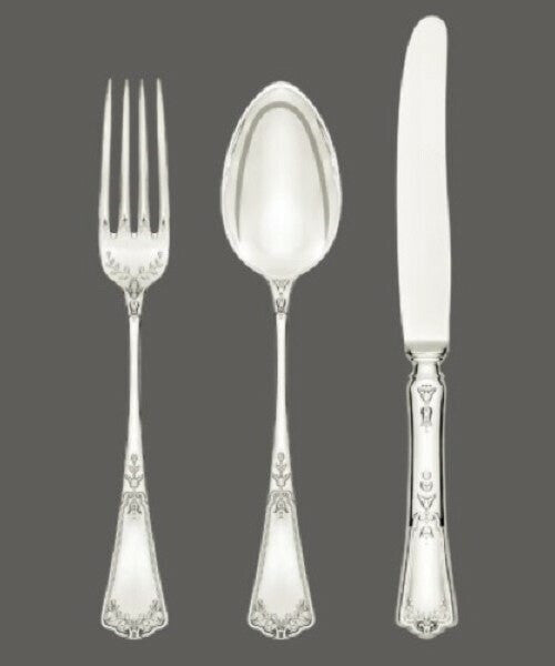 Jarosinski & Vaugoin Sterling Silver Flatware Pattern No. 038