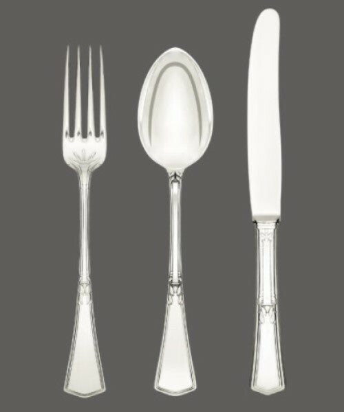 Jarosinski & Vaugoin Sterling Silver Flatware Pattern No. 058