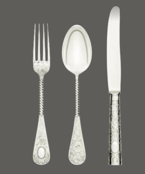 Jarosinski & Vaugoin Sterling Silver Flatware Pattern No. 115