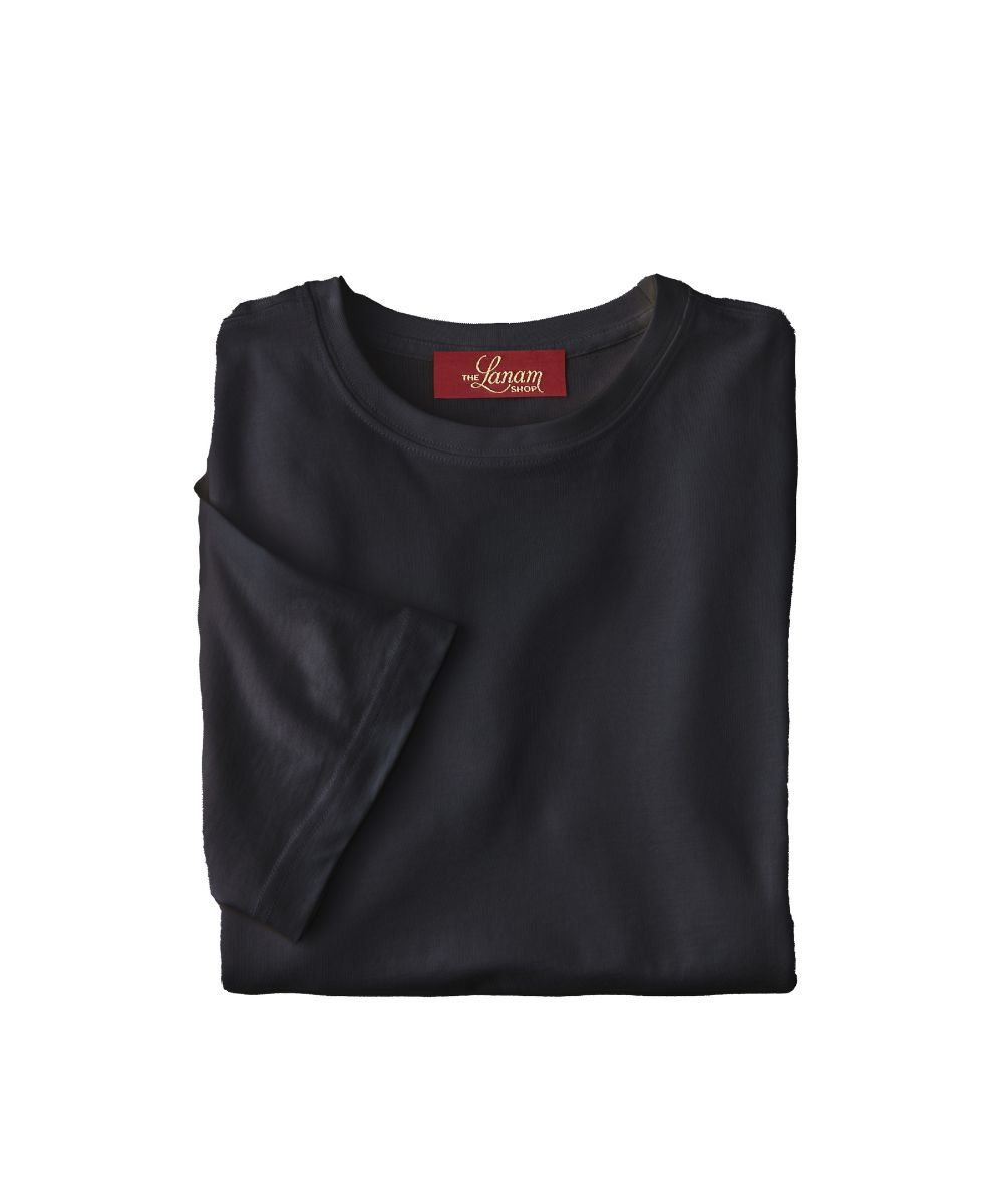 Pima Cotton Jersey Crew Neck T-Shirt