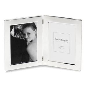 Reed & Barton Classic Silverplate Frame 5"x7" Double Window
