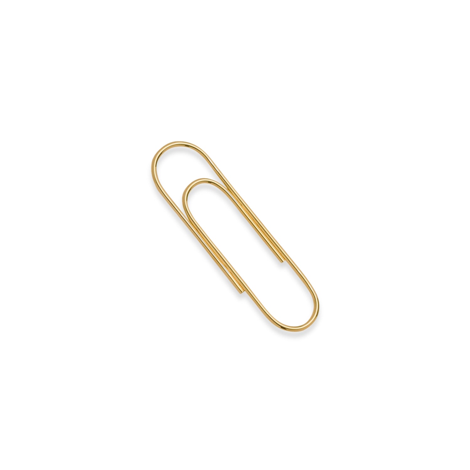 14K Gold Paper Clip Money Clip