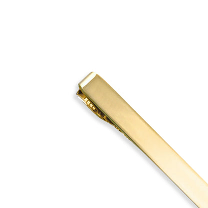 14K Gold Plain Tie Bar