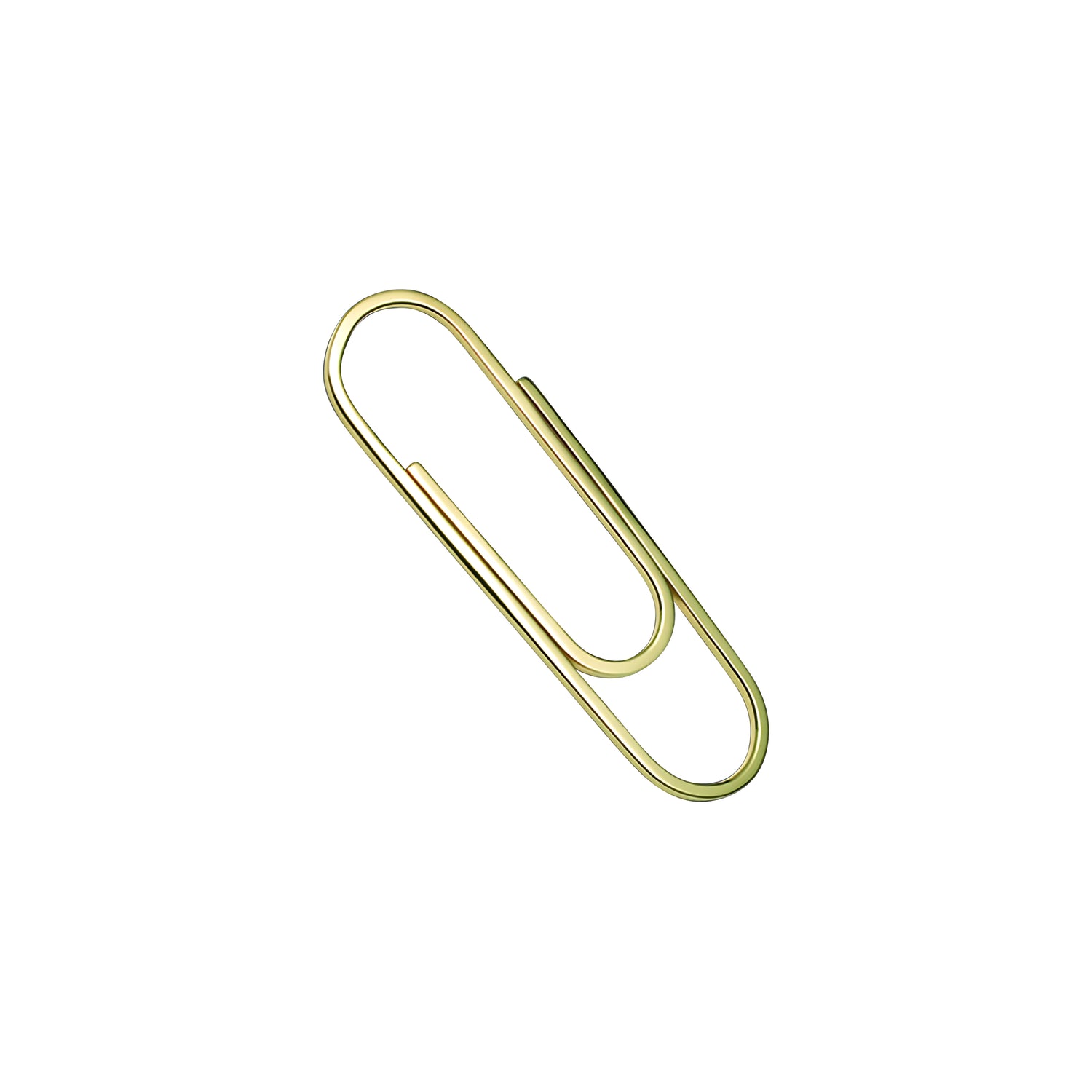 14K Gold Thick Paper Clip Money Clip