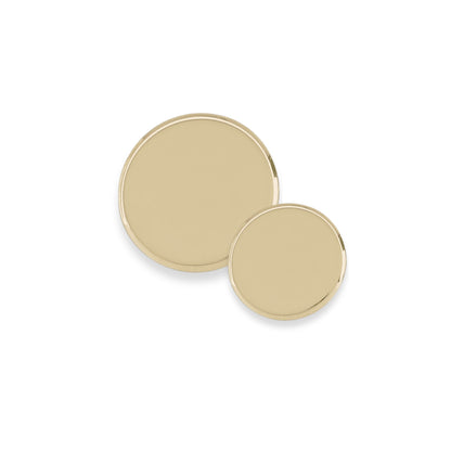 14K Gold Beveled Blazer Button | The Lanam Shop