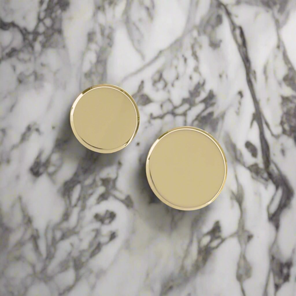 14K Gold Beveled Blazer Button | The Lanam Shop