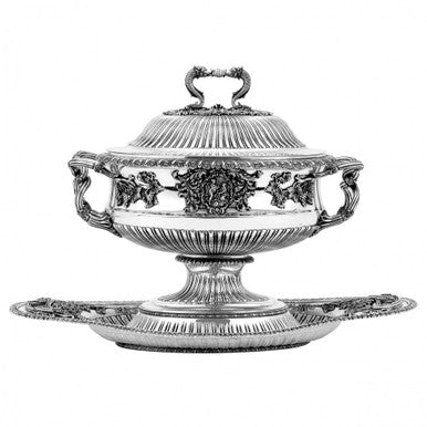 Grape Sterling Silver Tureen