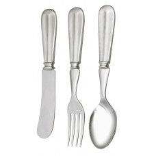 Child's Colonial Pewter Flatware Set