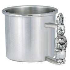 Child's Rabbit Pewter Mug