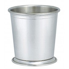 Pewter Julep Cup Collection with Plain Edge