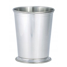 Pewter Julep Cup Collection with Plain Edge