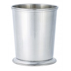 Pewter Julep Cup Collection with Plain Edge