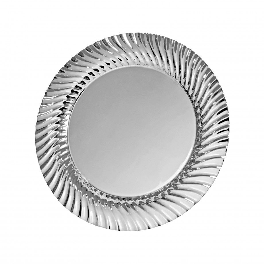 Personal-Size Spiral Fluted Silverplate Tea Service