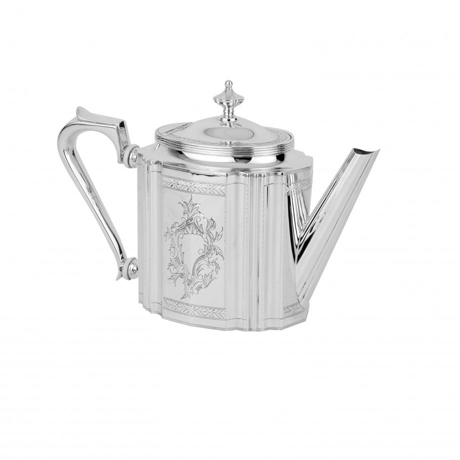 Old English-Style Sterling Silver Tea & Coffee Service