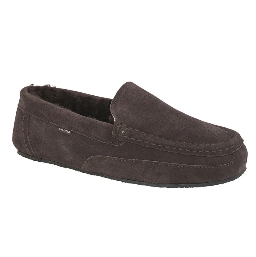 Draper of Glastonbury Hugo Shearling Slipper