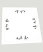 Winter Forest Hand-Embroidered Table Linens Collection