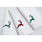 Stag Hand-Embroidered Table Linens Collection
