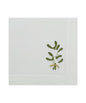 Mistletoe Bunch Hand-Embroidered Table Linens Collection