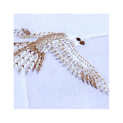 Falcon Hand Embroidered Table Linens Collection